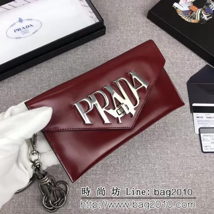PRADA普拉達 官網同步 2018專櫃最新款 高檔時尚 女士手包 1MF175 DD1093